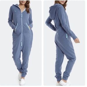 Onepiece Norway Signature Unisex Zip Up Hooded Fleece One Piece Jumpsuit Size S